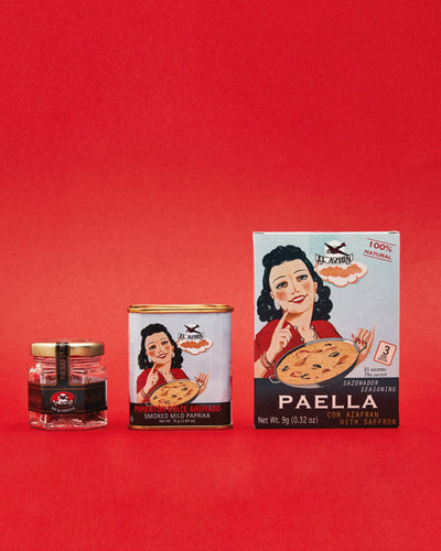 Pack para paella vintage